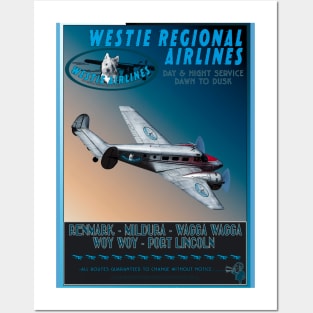 Retro Regional Airline Travel_02A Posters and Art